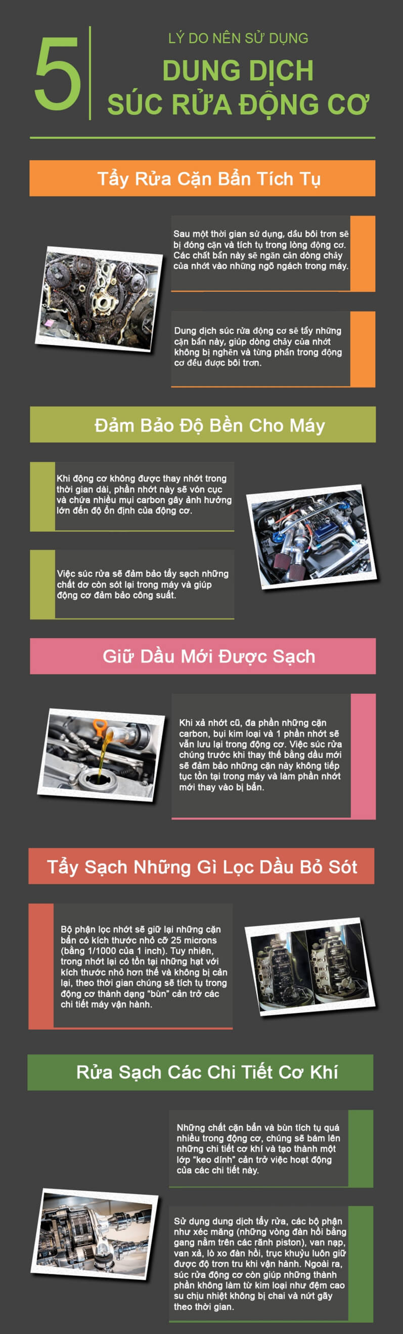 Vì sao nên súc rửa động cơ ô tô thường xuyên?